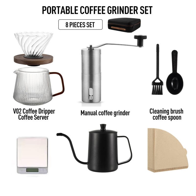 Premium Pour - Over Coffee Gift Set – 4PCS & 8PCS Sets - WASENAT