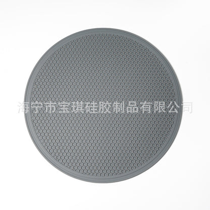 30CM Large Silicone Honeycomb Pattern Placemat Household Kitchen Silicone Draining Mat Tableware Insulation Sand Pot Mat Large Small Size